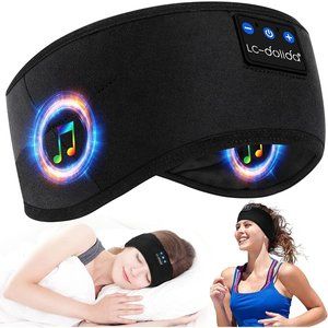 Bluetooth V5.2 Sports Headband with Microphone Sleeping Headphone Best Gift